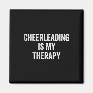 Imán El cheerleading es mi terapia divertido dicho chee