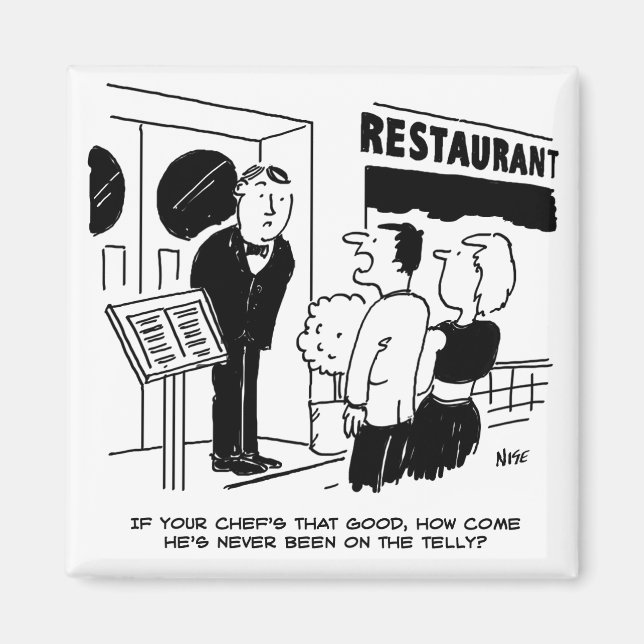 Imán El chef del restaurante no ha estado en el Persona (Frente)