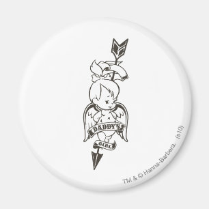 Imán El chica B&W del papá de PEBBLES™