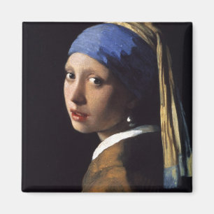 Imán El Chica con la Perla, por Vermeer