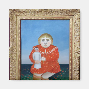 Imán El chica con muñeca, c.1892 o c.1904-05