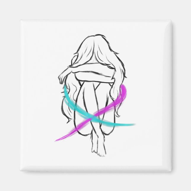 Imán El chica está llorando contra la prevención del su (Frente)