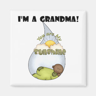 Imán El chico afroamericano y suntuoso de la abuela