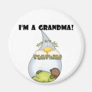 Imán El chico afroamericano y suntuoso de la abuela