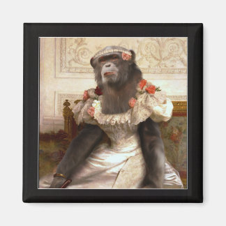 Imán El chimpancé de Bouguereau