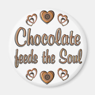 Imán El chocolate alimenta el alma