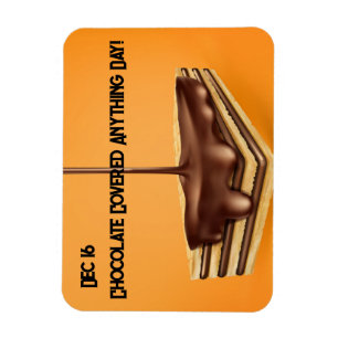 Imán El chocolate cubierto cualquier día
