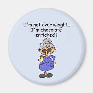Imán El chocolate enriqueció humor