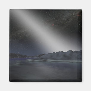 Imán El cielo nocturno de un planeta extranjero