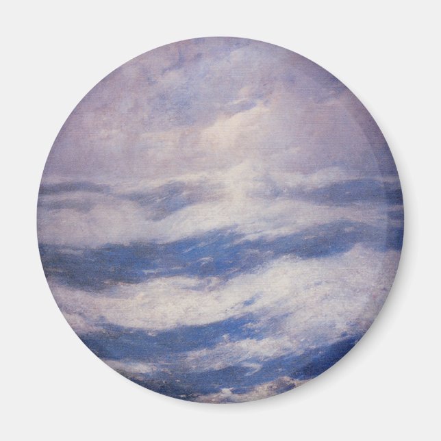 Imán El cielo y el océano (por Emil Carlsen) (Frente)
