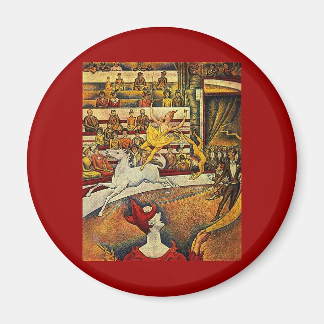 Imán El circo de Georges Seurat (1891) (Frente)