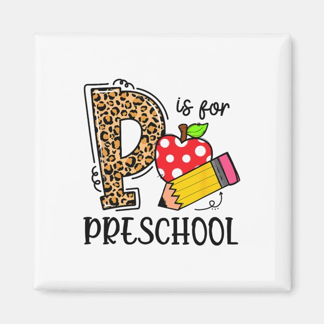Imán El Ck To School P Es Para El Primer Día De Educaci (Frente)