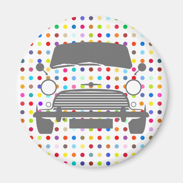 Imán El clásico Mini Cooper de Damián (Frente)