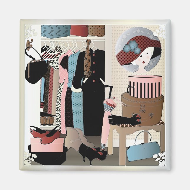 Imán El clóset de mi madre (Frente)