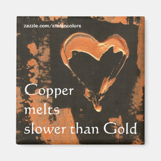 Imán El cobre se derrite más lentamente que el oro