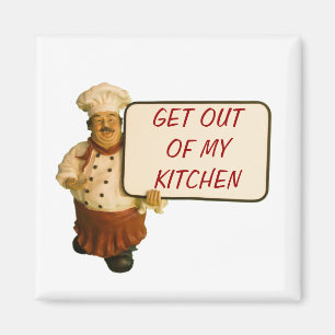 Imán El cocinero dice sale de mi cocina
