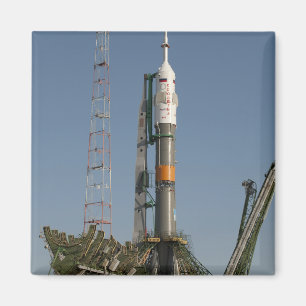 Imán El cohete de Soyuz poco después de la llegada