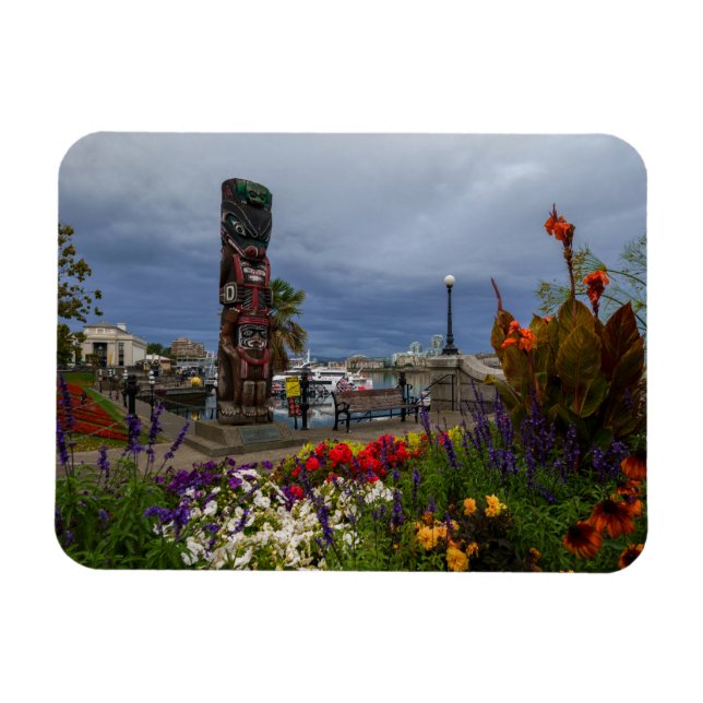 Imán El colorido puerto Victoria (Horizontal)