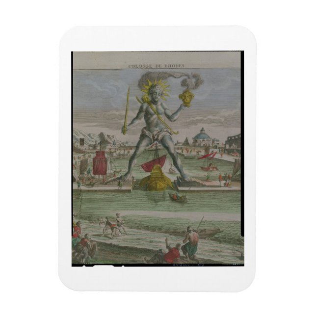 Imán El Coloso de Rodas, detalle de la estatua (Vertical)