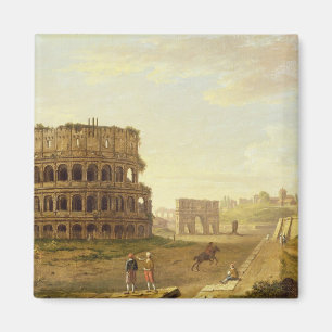 Imán El Colosseum, 1776 (aceite en lona)