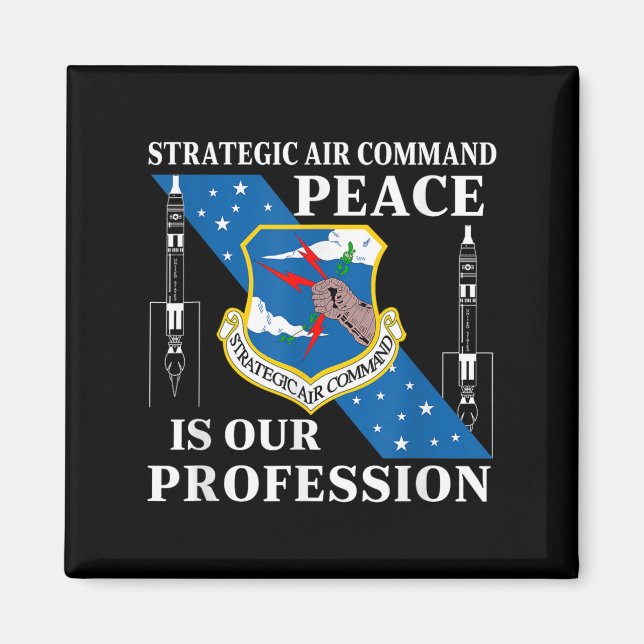 Imán El Comando Aéreo Estratégico Usaf La Paz De La Gue (Frente)