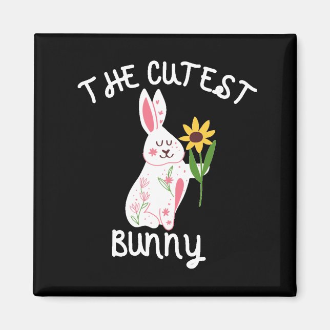 Imán El conejo más lindo (Frente)