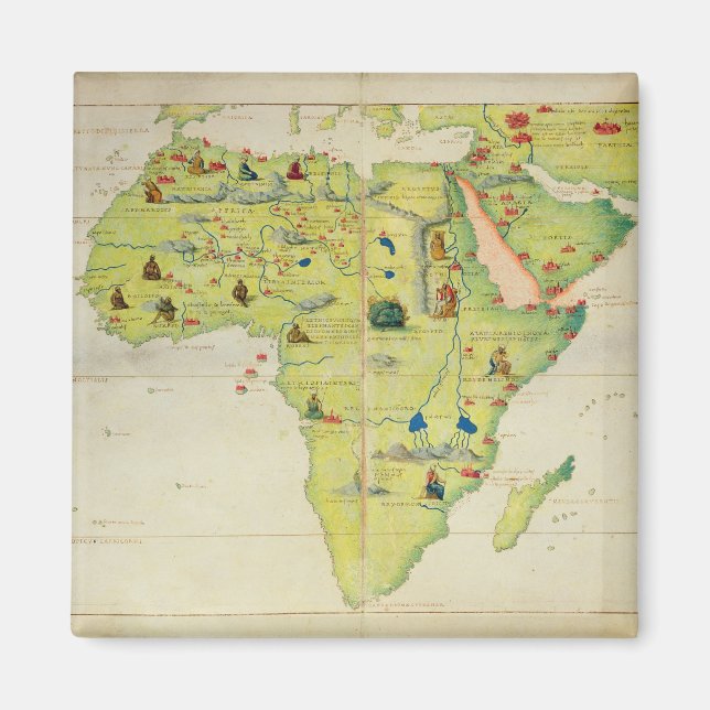 Imán El continente africano (Frente)