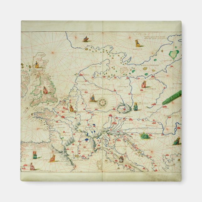 Imán El continente europeo (Frente)