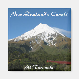 Imán ¡El Cool de Nueva Zelanda! Mt Taranaki Print Magne