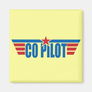 Imán El copiloto se va volando la insignia - aviación