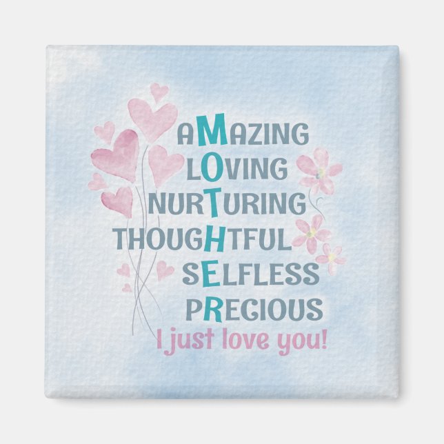 Imán El corazón de la madre (Frente)