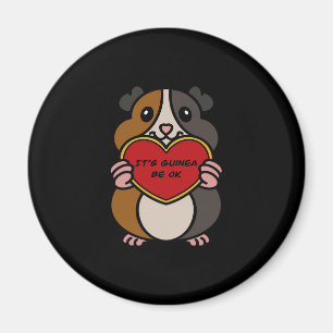 Imán El corazón del cerdo guineano está bien Cerdo de