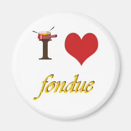Imán El corazón fondue