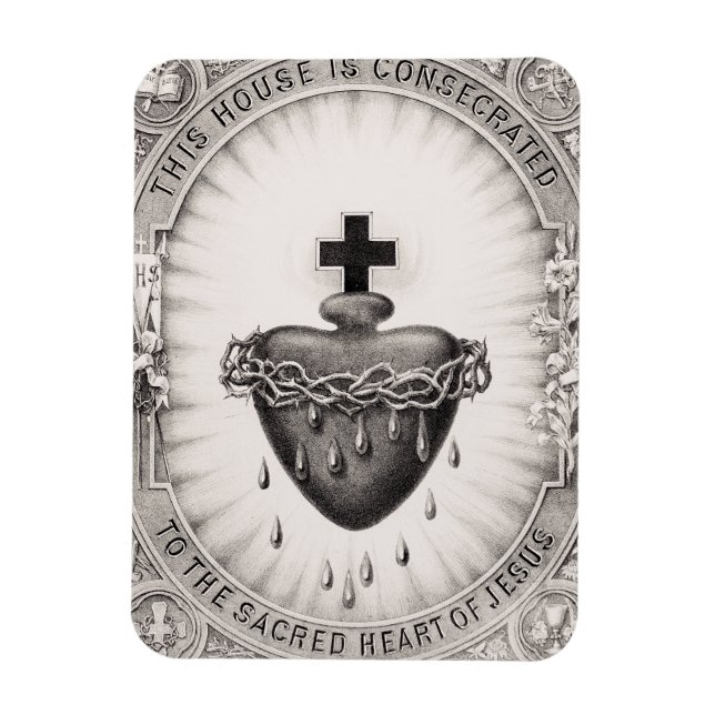 Imán El Corazón más sagrado de Jesucristo (Vertical)