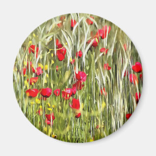 Imán El Corn Rojo copia el arte realista