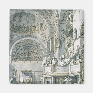 Imán El coro que canta en la basílica de St Mark,