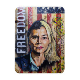 Imán El costo de la libertad - Arte patriótico american