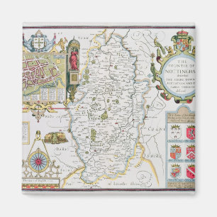 Imán El Countie de Nottingham, grabado por Jodocus