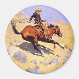 Imán El Cowboy (por Frederic Remington)