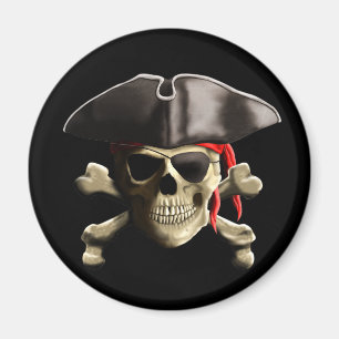 Imán El cráneo alegre del pirata de Rogelio