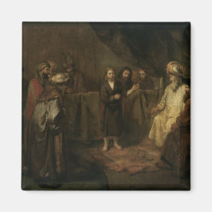 Imán El Cristo infantil en el templo