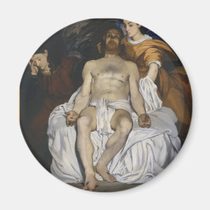 Imán El Cristo muerto con ángeles (por Édouard Manet)