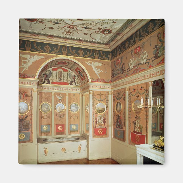 Imán El cuarto de baño de Napoleón, construido en 1807 (Frente)