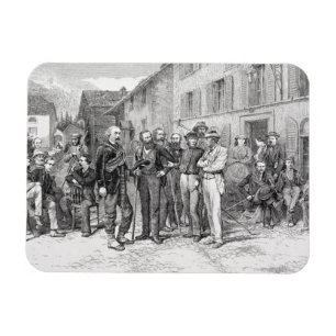 Imán El cuarto de club de Zermatt en 1864, "de la