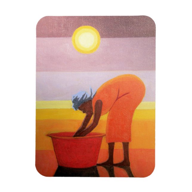 Imán El cubo rojo 2002 (Vertical)