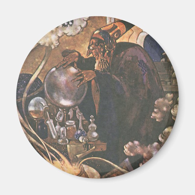 Imán El cuento de hadas, Aladdin y la lámpara mágica (Frente)