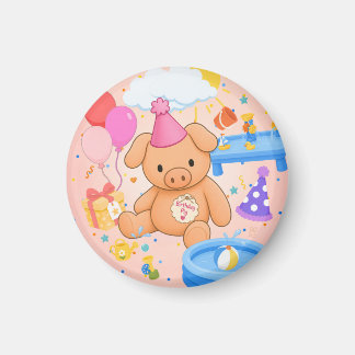 Imán El cuento de Hamhock's Pink Splashtastic!