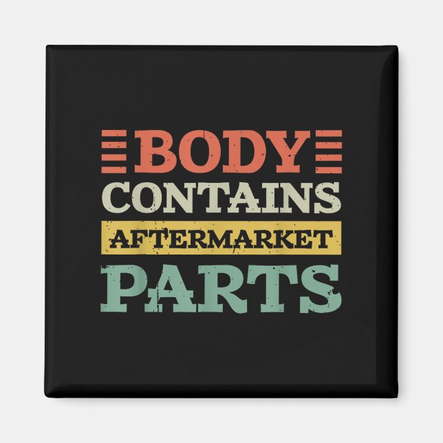 Imán El Cuerpo Contiene Piezas Aftermercado Para La Hip (Frente)