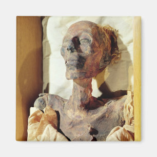 Imán El cuerpo Mummified de Ramesses II encontró en un