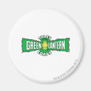 Imán El cuerpo verde de la linterna - logotipo verde